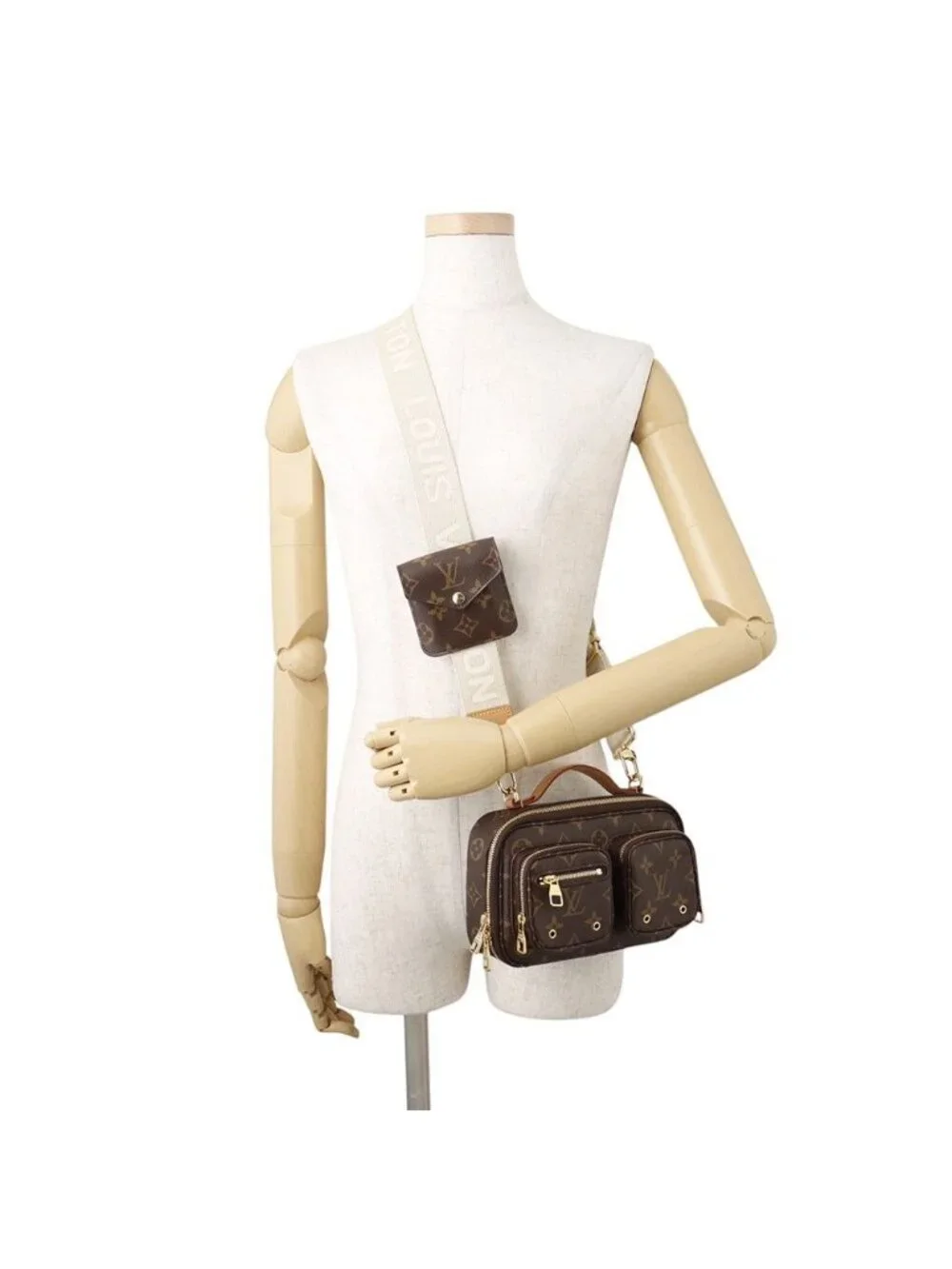 Louis Vuitton Shoulder Bag Monogram Utility Crossbody 2-Way